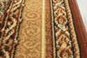 Chodnik dywanowy Agnella Aralia jasny brąz klasyczny wzór