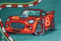 Wykładzina dywanowa dziecięca Racers 17