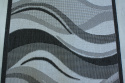 chodnik dywanowy flex fala kolor - popiel sizal,płasko-tkany