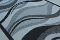 chodnik dywanowy flex fala kolor - popiel sizal,płasko-tkany
