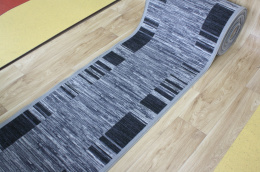 chodnik dywanowy na korytarz adagio popiel antypoślizgowy