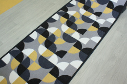 chodnik dywanowy na korytarz, żółto/czarny nowoczesny